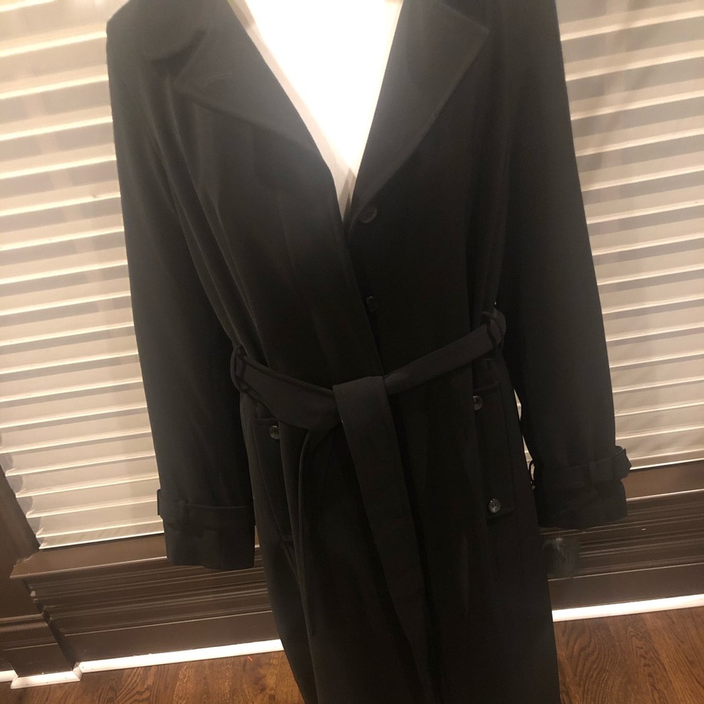 Long black Trench coat